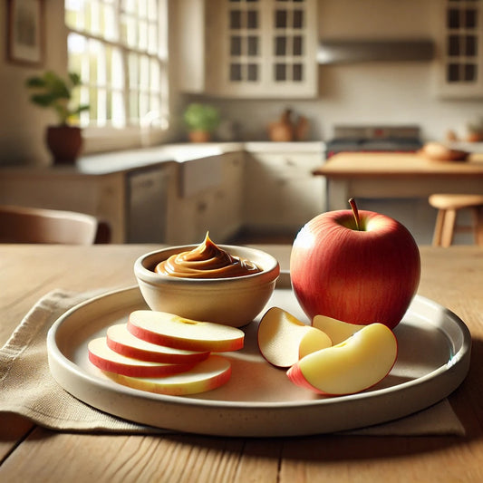 Apple Slices with Almond Butter