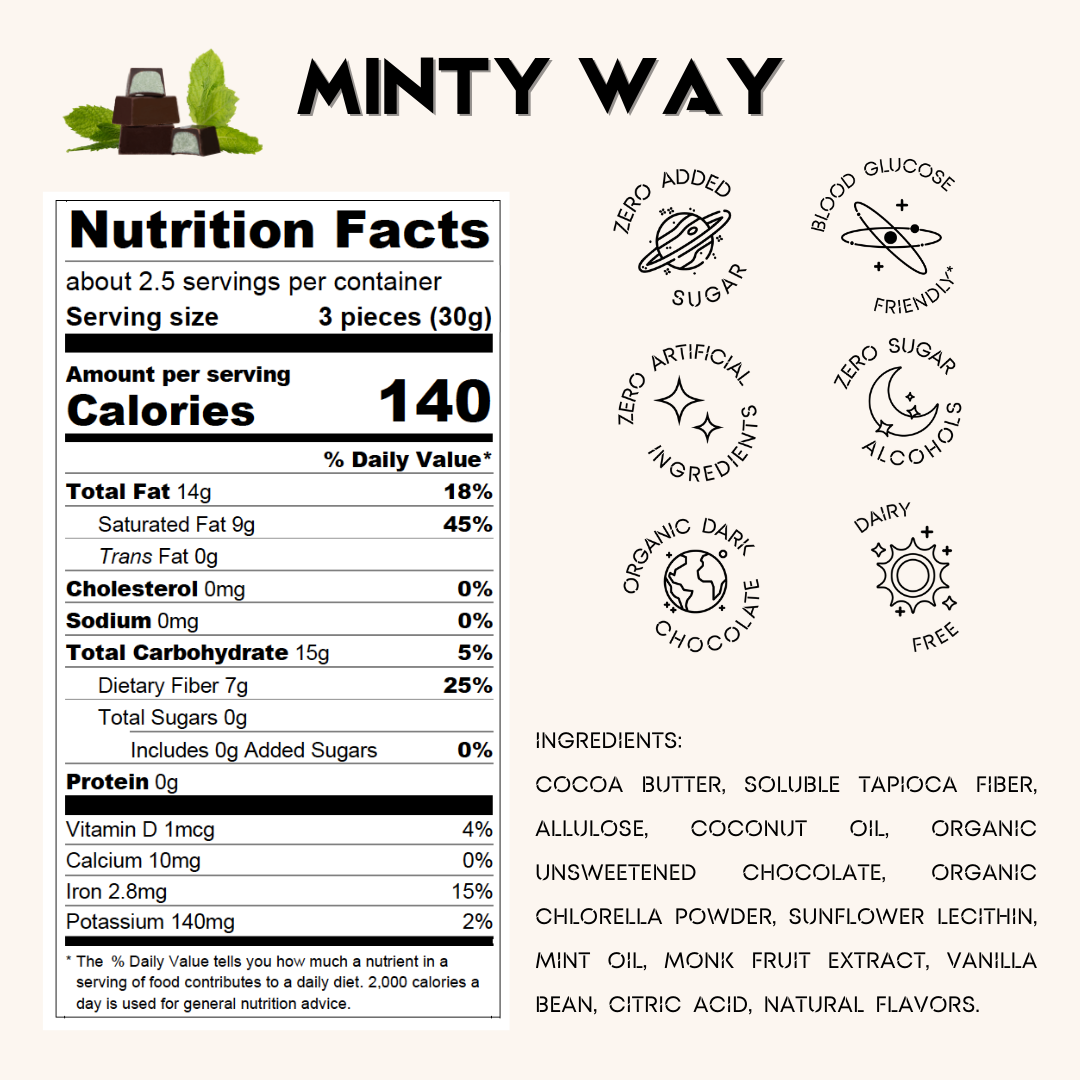 Minty Way Chocolate Bites