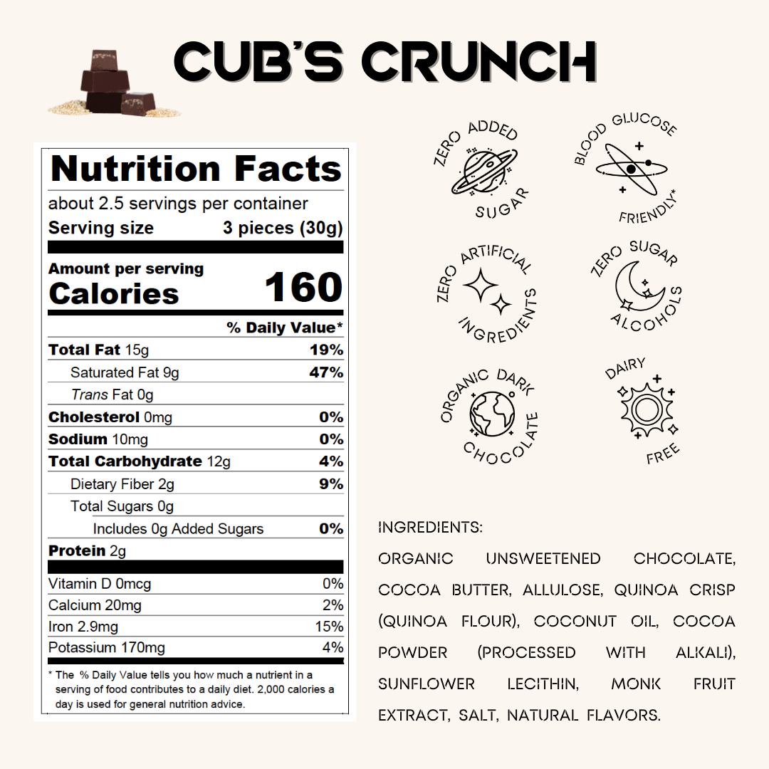 Cub's Crunch Chocolate Bites