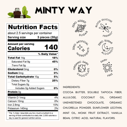 Minty Way Chocolate Bites