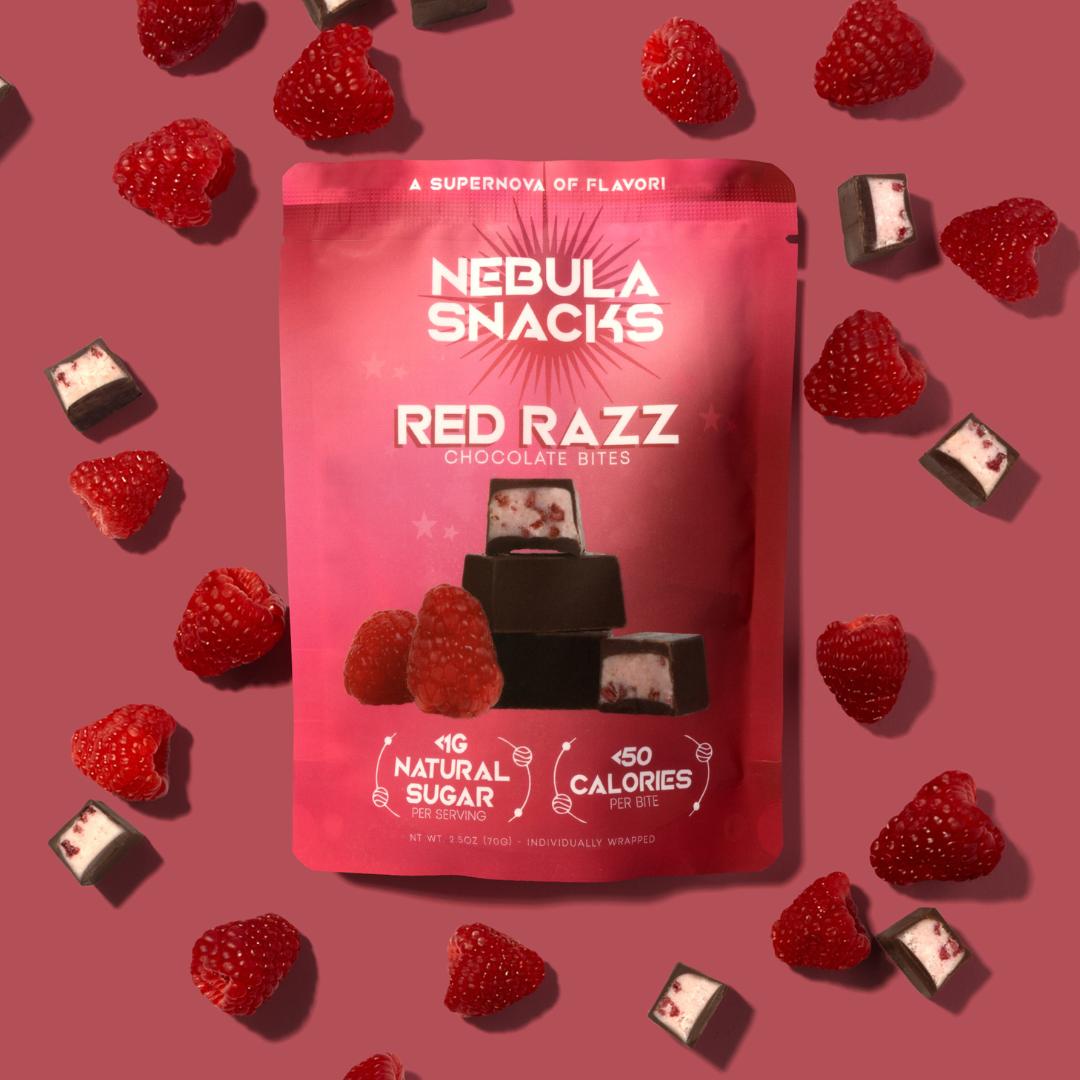 Red Razz Chocolate Bites